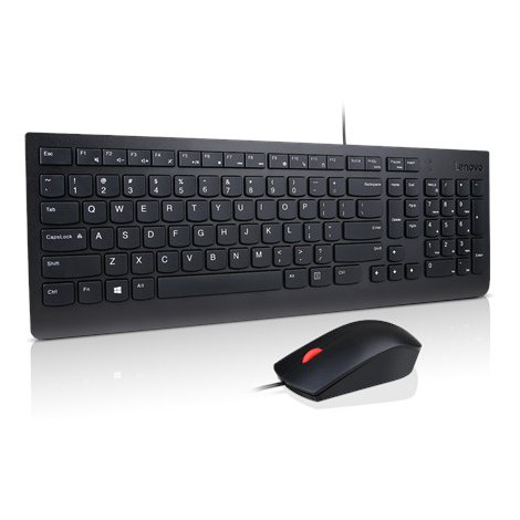 Lenovo | Black | Essential | Essential Wired Keyboard and Mouse Combo - Russian | Keyboard and Mouse Set | Wired | RU | Black - 2